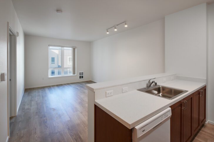 Unit interior, VMWP, Islais Place<br /><small>Photography: Keith Baker</small>