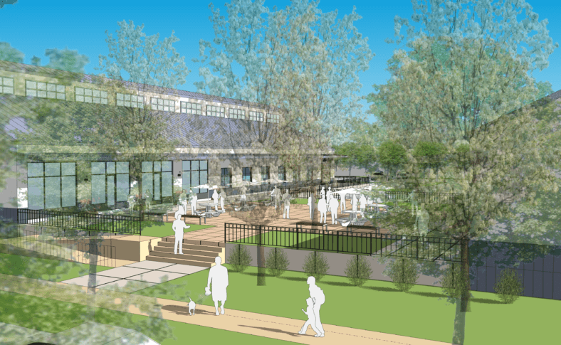 green space rendering ilion master plan revitalization<br /><small></small>